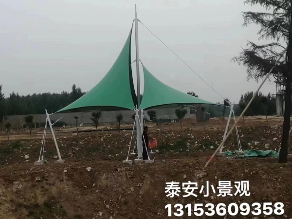 泰安工地和唐山工地景觀棚陸續(xù)完工